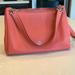 Coach Bags | Coach Medium Size Bag In A Beautiful Coral Color. Pebble Leather. | Color: Orange | Size: Os