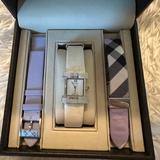 Burberry Accessories | Burberry Watch With 3 Interchangeable Straps | Color: Purple/Silver | Size: Os