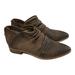 Free People Shoes | Free People Women's Lost Valley Sliced Bootie Us 8 Tan Leather Nubuck Zip Boot | Color: Brown | Size: 8