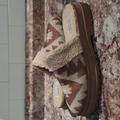 Jessica Simpson Shoes | Jessica Simpson Ebriya Native Print Platform Mules | Color: Brown/Tan | Size: See Description