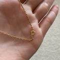 J. Crew Jewelry | New J. Crew Initial Pendant Necklace “P” Gold Plated Adjustable Choker Nwot | Color: Gold | Size: Os