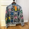 Levi's Jackets & Coats | Levis Premium Limited Edition Nwt Keith Haring Disney Mickey Mouse Jacket Mens M | Color: Blue/Pink | Size: M