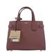 Burberry Bags | Burberry Banner Small House Check Leather Tote Shoulder Bag Maroon | Color: Gold/Red | Size: Os