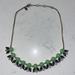 J. Crew Jewelry | J. Crew Blue Crystal And Green Enamel Bead Necklace. | Color: Blue/Green | Size: Os