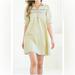 Anthropologie Dresses | Anthropologie Thml Mini Dress | Color: Green/Yellow | Size: M