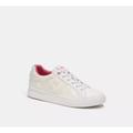 Coach Shoes | Coach Shoes Women's Size 11 Optic White Signature Canvas Clip Low Top Sneaker | Color: White | Size: 11