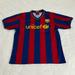 Adidas Shirts | Lionel Messi Fc Barcelona Jersey. Listed As M But Fits Like A Small. No Holes. | Color: Blue | Size: M