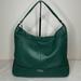 Coach Bags | Coach Park Jade Green Pebbled Leather Convertible Hobo Satchel Shoulder Bag | Color: Green/Silver | Size: Os