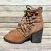 Free People Shoes | Free People Brown Leather Carrera Ankle Boots | Color: Tan | Size: 8