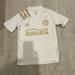 Adidas Shirts & Tops | Atlanta United Soccer Jersey Youth Large | Color: Gold/White | Size: Lb