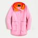 J. Crew Jackets & Coats | J. Crew Blush Pink Orange Lined Hooded Perfect Lightweight Raincoat | Color: Orange/Pink | Size: L