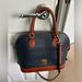 Dooney & Bourke Bags | Dooney & Bourke Pebble Grain Zip Zip Satchel- Navy Blue | Color: Blue | Size: Os