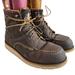 Carhartt Shoes | Carhartt Steel Toe Boots 6" Ankle Lace Up Moc Toe Work Safety Wedge Size 10 | Color: Brown | Size: 10