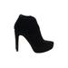 Vince Camuto Ankle Boots: Black Solid Shoes - Women's Size 8 - Almond Toe