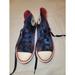 Converse Shoes | Kids Youth Plaid High Top Converse All Stars Size 12 Blue And Red | Color: Blue/Red | Size: 12