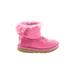Ugg Ankle Boots: Pink Shoes - Kids Girl's Size 10