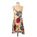 Minkpink Casual Dress - Slip dress: Yellow Floral Dresses - Women's Size Small