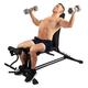 Gym Equipment for Home Foldable Adjustable Bench Press Barbell Exercise Fitness Dumbbell Bench Multifunctional Fitness Bench Fitness Equipment