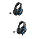 Angoily 2pcs Gaming Earphone Gaming Hedset Gaming Headphone Gaming Earpiece Headphones Noise Cancelling Microphones Gaming Headset Computer Headset Game Headset Headsets Stereo Eat Chicken