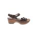 Dansko Wedges: Brown Shoes - Women's Size 40