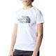 THE NORTH FACE Easy T-Shirt TNF White/Asphalt Grey Bouldering Guide Print 12 Years