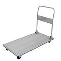 Platform Truck Folding Aluminum Platform Truck with Steel Foldable Handle Moving Platform Push Cart Rolling Flatbed Cart Hand Truck 770 Lbs Flatbed Cart (Color : 35.8x23.6x32.2inch) (47.2x23