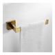 Bathroom Shelves Towel Rail Rack Gold Brushed Bathroom Accessories Hardware Set, Towel Bar Rail Toilet Paper Holder, Towel Rack Hook Soap Dish Toilet Brush for Bathroom Kitchen (Color : Towel ring)