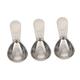 TOPBATHY 9 Pcs Coffee Measuring Spoon Measuring Teaspoon Flour Cup Measuring Cup with Handle Condiment Spoons Powder Measuring Spoons Measuring Scoop Coffee Bean Spoon Stainless Steel Metal