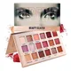 Beauty Glazed Perfixt 18 Color Eyeshadow Palette Pearly Finish Earth Color Tone Long Lasting