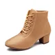 Salsa Dance Shoes Women Latin Dance Shoes High Top Jazz Dancing Boots Heels 5cm Outdoor Mesh Adult