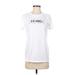 Under Armour Active T-Shirt: White Graphic Activewear - Women's Size Small