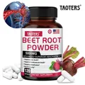 Organic Nitric Oxide Booster Beetroot Powder Capsules Cycle Superfood Natural Energy