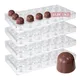 4Pcs Set Polycarbonate Chocolate Molds Bullet Shape Candy Bonbons Mould Professional Baking Pastry