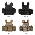 YAKEDA 1000D Nylon Tactical Vest Outdoor Hunting Protective Adjustable Multifunction Molle Vest for