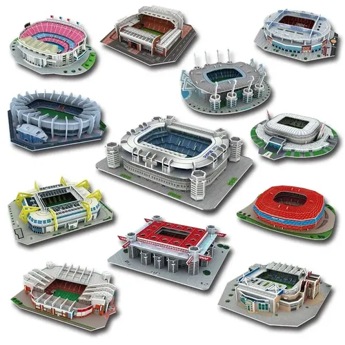 DIY-Papier montieren Miniatur-Fußballs tadien für Fußballfans 3D-Fußballstadion Puzzle Manchester
