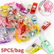 5 Pcs/set Multifunctional Sewing Clips Colored Plastic Edging Axe Clips Suitable for Fixing Fabrics