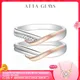 ATTAGEMS 2023 Simple Moissanite Couple Ring for Women Men 925 Sterling Silver Pure 10K 14K Gold
