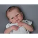 45cm Reborn Doll Elijah Real Life Baby Boy Doll with Rooted Hair Soft Touch Reborn Dolls Complete