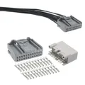 1 Satz 24-polig 51304-0604 61803-2 64043-1 Kabelbaum stecker für Auto-CD-Audio-Leistungs verstärker