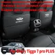 2pcs PU Anti-kick Mat Pad For Chery Tiggo 7 Pro MAX Front Seats High-end Seat Covers Children Anti