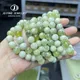JD Natural Light Green White Jade Chinese Xiuyu Round Bead Bracelets Women Reiki Healing Health Care