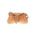 Dooney & Bourke Leather Satchel: Pebbled Tan Solid Bags