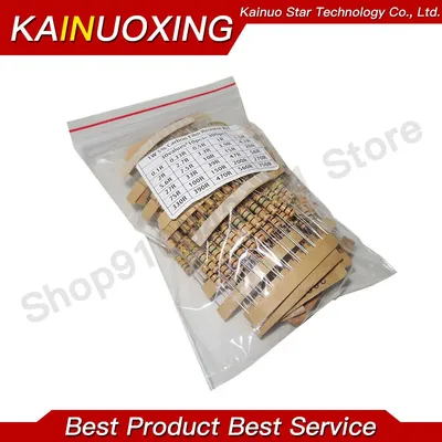 300PCS Widerstand Kit 1W 5% 30Werte X 10PCS Carbon Film Widerstand 0,1R-750R Ohm 1K-820K Set Image
