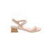 Steve Madden Sandals: Ivory Print Shoes - Women's Size 8 1/2 - Open Toe