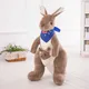 27CM Cartoon kangaroo Plush Toy Simulation Animal Mother And Child kangaroo Doll Desert Camel