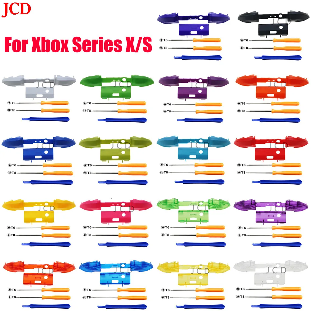 Jcd 1set für xbox serie s x controller lb rb stoßstangen mittlerer stangen halter auf aus tasten Surround Guide Button Trigger & Tool Image