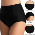 Women High Waist Ruched Bikini Bottoms Swimsuit Briefs Pants Swimwear for Women Women's Bathing