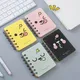 MOHAMM 80 Sheets Kawaii Expression Coil Book Portable Pocket Notepad Student Stationery Cartoon