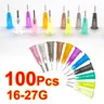 100 stücke 16-27g 6 5mm Bajonett ausgabe maschine Bajonett nadel für alle Kleber flüssige Löt paste