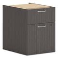 HON Mod Support Pedestal, Left Or Right, 2-Drawers: Box/File, Legal/Letter, Sepia Walnut Wood in Gray | 20 H x 15 W x 20 D in | Wayfair